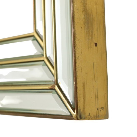 Image 1 of Zeldzame Design Spiegel met Console Zilver Goud Deknudt