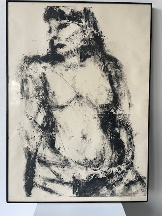Image 1 of Nick Seijkens – Lithograph nude portrait (1982)