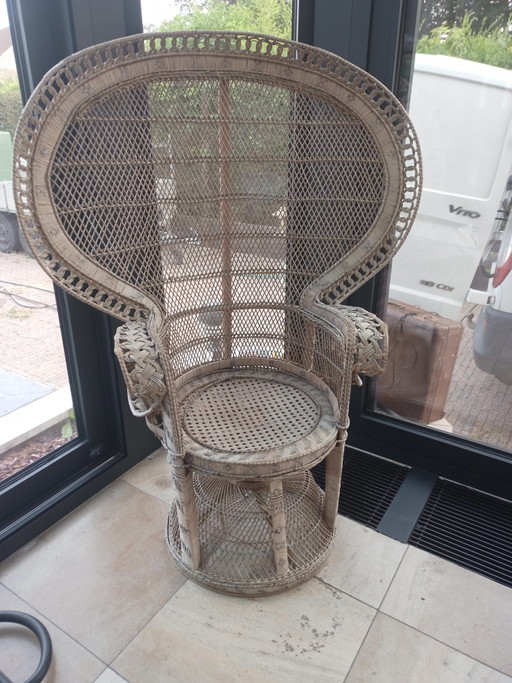 Peacock Chair Pauwenstoel Chaise Emmanuelle – fauteuils, Rattan, Wicker