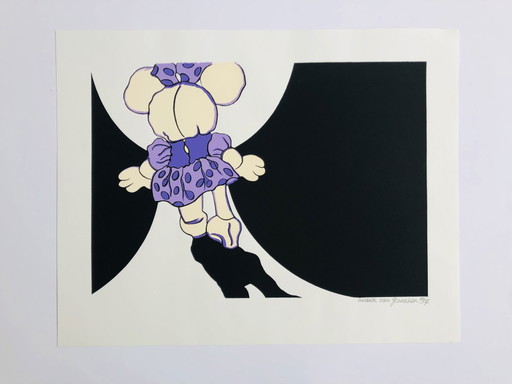 Liesbeth van Ginneken - Souris sérigraphiée