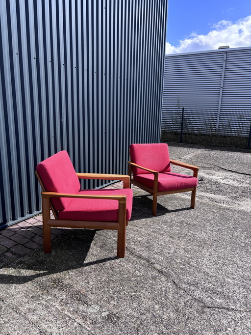 2 X Fauteuil Vintage Deens Design