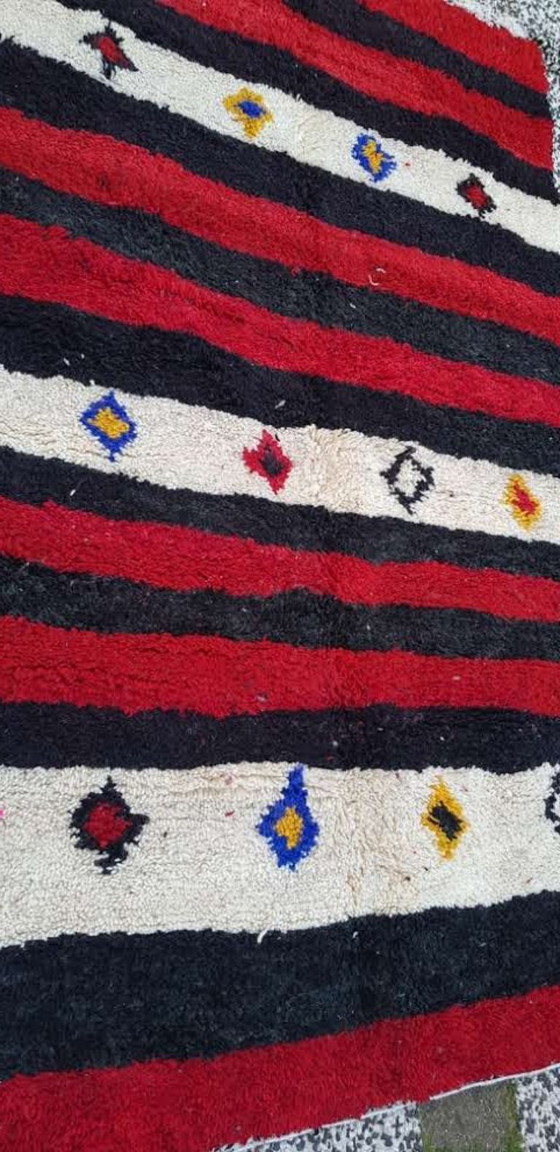 Image 1 of Alfombra bereber de lana anudada a mano, 257 x 150 cm