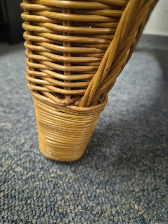 Mid-Century Modern Rohé Noordwolde Rotan Salontafel (Vierkant) – Rattan, Bamboo (photo 12 of 12)