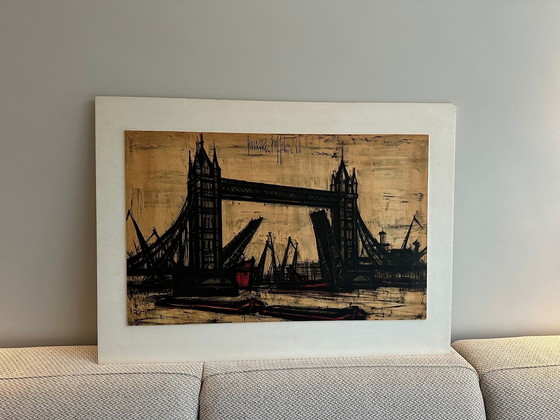Image 1 of Bernard Buffet painting Tower Bridge London