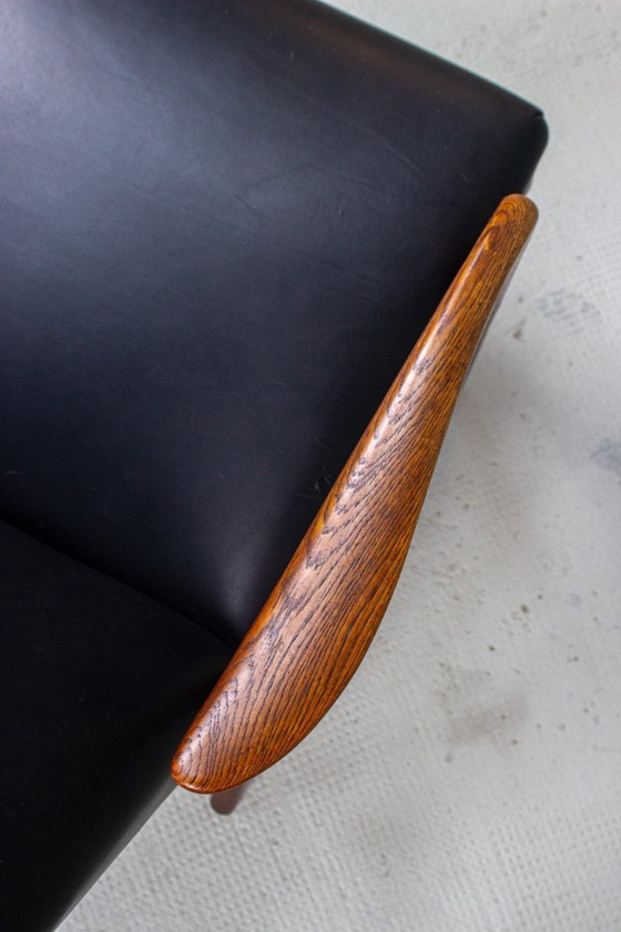 Image 1 of Fauteuil vintage Yngve Ekström, style Easy Chair, en chêne, milieu du siècle, années 60