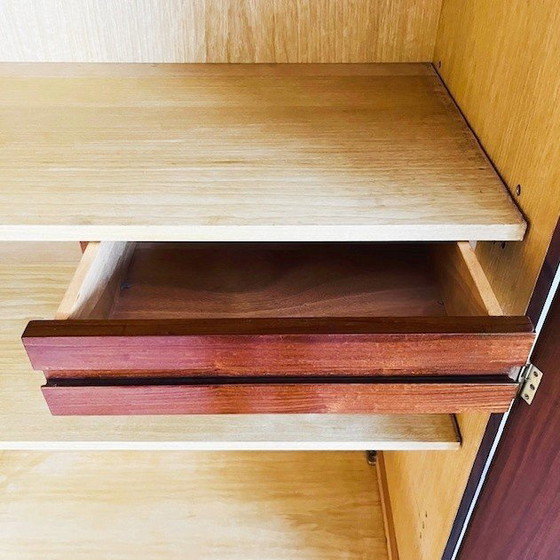 Image 1 of Armoire vintage danoise à trois portes en teck, style milieu du siècle, années 1960