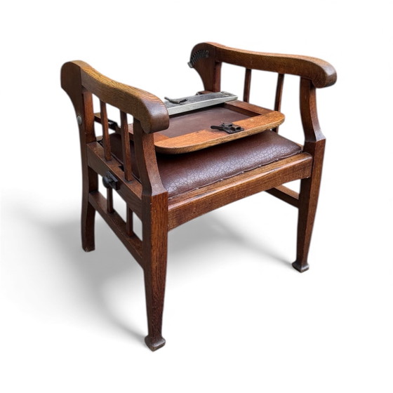 Image 1 of Vintage Kappersstoel ca.1910