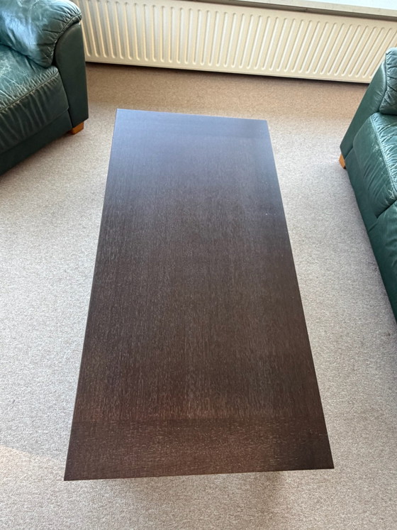 Wenge Rectangular Coffee Table – Metal, Wood (photo 7 of 8)