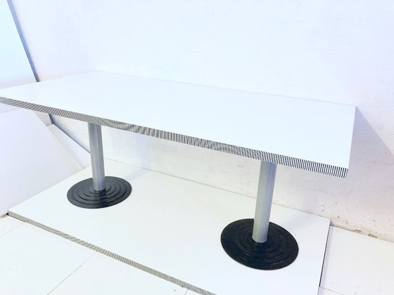 Image 1 of Mesa grande de estilo años 80, diseño Kroma de Antonia Astori para Driade.
