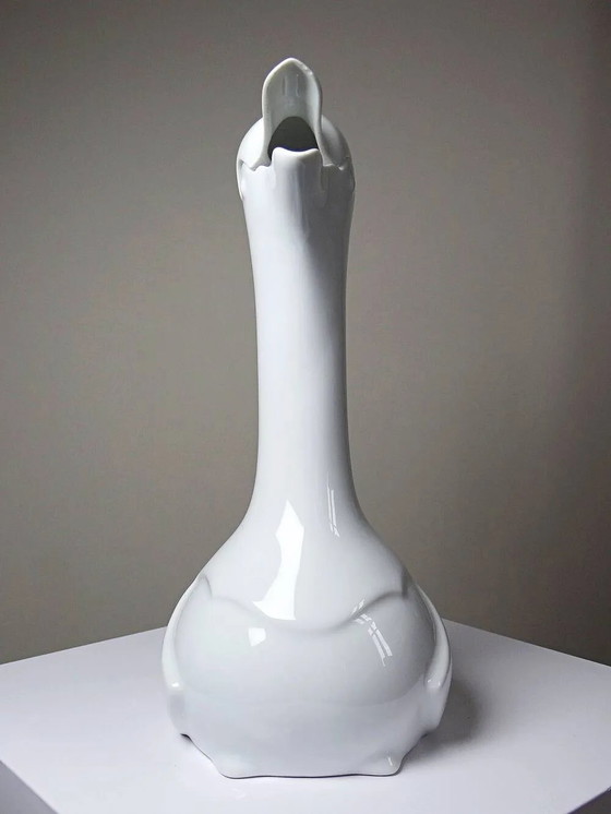 Caraffa in porcellana vintage di Limoges, bianca, modello ispirato a Sandoz. – Bicchieri e caraffe (photo 9 of 15)