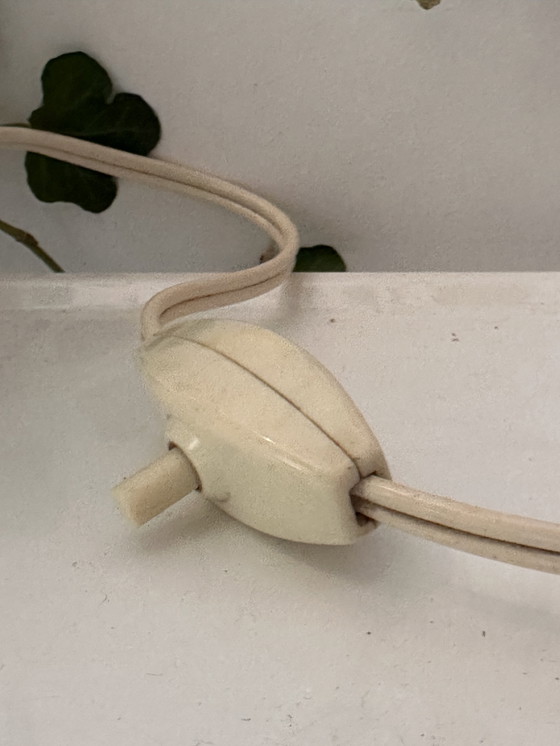 Image 1 of Lámpara de sobremesa de cristal y madera