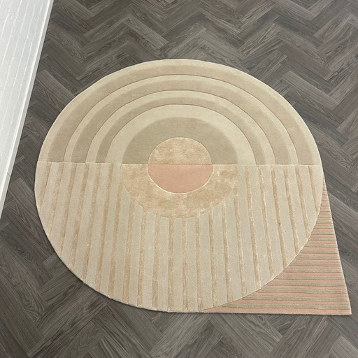 Brinker Carpets Fano Girare Lychee 200x200 Teppich