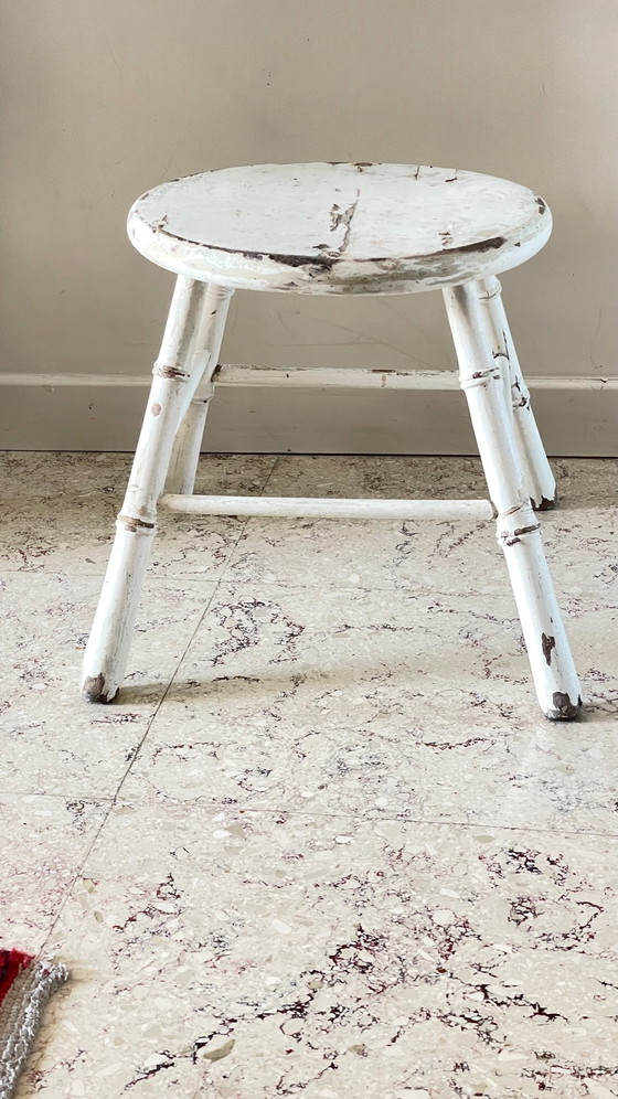 Image 1 of Antiek Bamboe Krukje