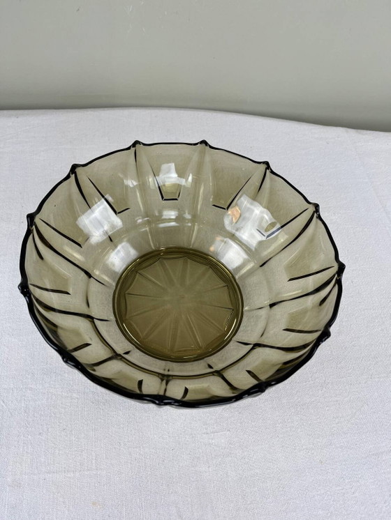 Insalatiera Art Déco in vetro fumé – Ciotole, Crystal, Glass, Art Deco (photo 2 of 10)