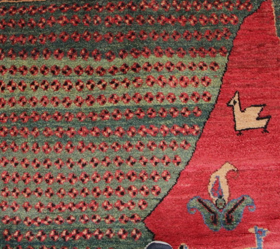 Image 1 of Original Persian carpet Gabbeh Ghashghai oriental carpet 150 cm x 102 cm old natural