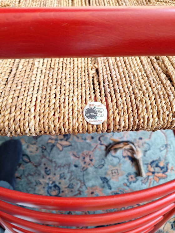 Image 1 of Sedia a dondolo Poul Volther modello 358