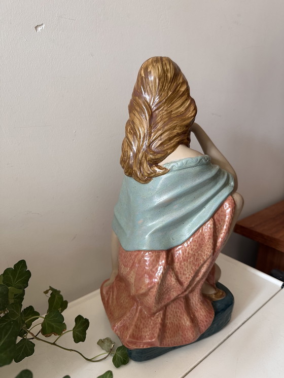 Image 1 of Estatua Art Déco mujer