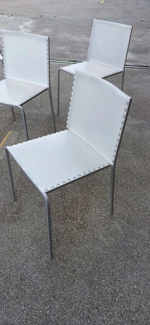 6 X Desalto 'Zip' Eetkamerstoelen, Marco Maran