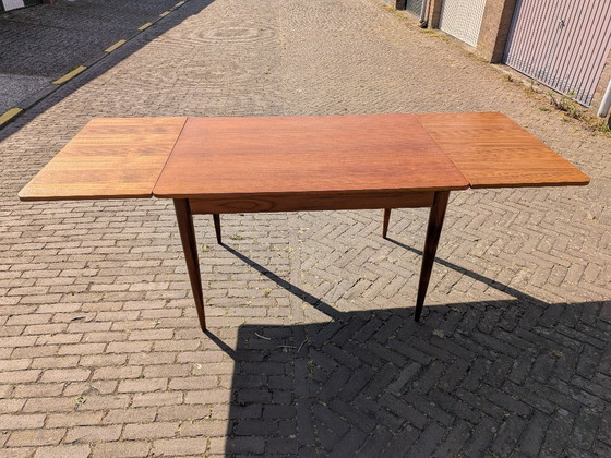 Image 1 of Vintage Danish Teak Dining Table – Extendable – 1960s Mid-Century