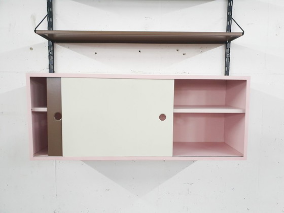 Image 1 of Tjerk Reijenga voor Pilastro wandmeubel, Nederland 1950's