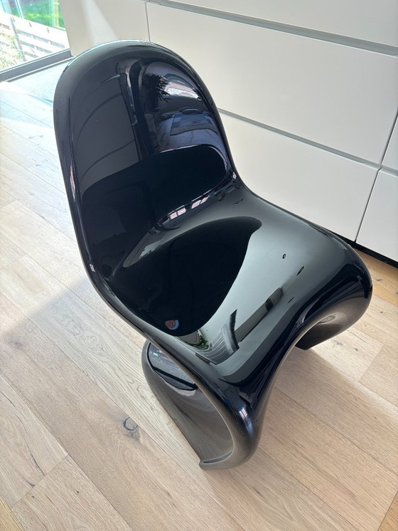 Image 1 of Sedia Panton classica nera VITRA