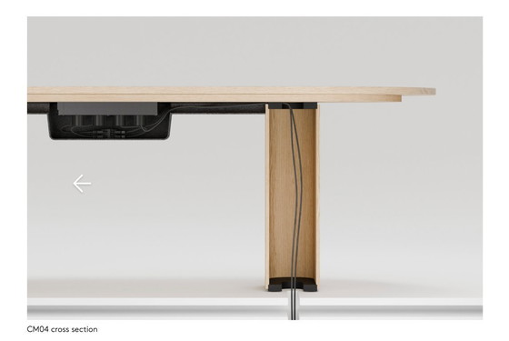 Image 1 of Table de réunion Kami Oval 1 - Arco