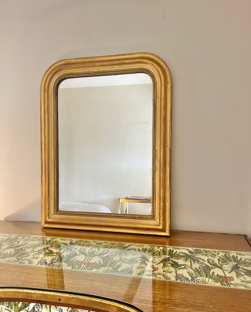 Espejo antiguo de 69x53 cm.