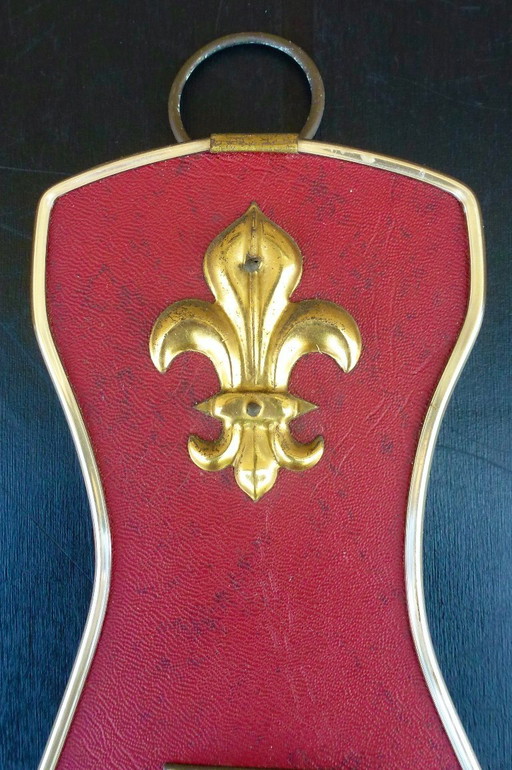 Vintage Banjo barometer, thermometer and hygrometer.