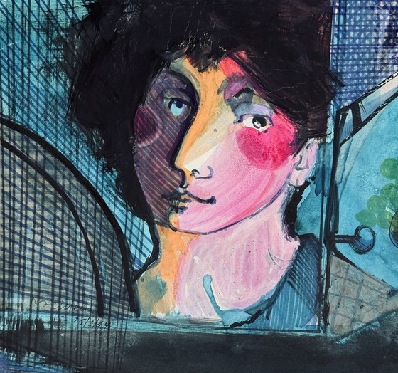 Image 1 of Raro cuadro de Robert Detheux de 1964