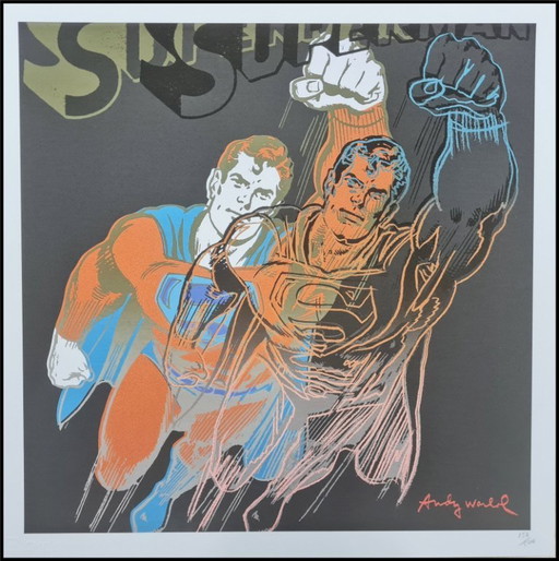 D'après Andy Warhol, Superman, années 1980, lithographie