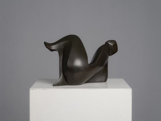 Abstract Bronze Female Figure Sculpture by Francine Govers, Netherlands, 1990s, Brown (photo 3 of 7)