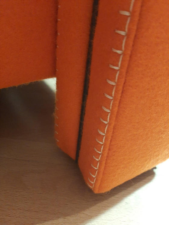 Image 1 of Cassina Utrecht 637 Nuovo mai usato in panno di lana Ruggine arancione (Serie 13L) Punto cavallo