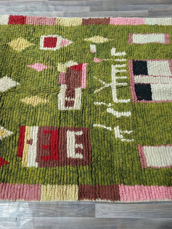Handgefertigter marokkanischer Wollteppich, große Größe 250x150 cm, handgefertigt. – Teppiche & Läufer, Wool (photo 7 of 11)