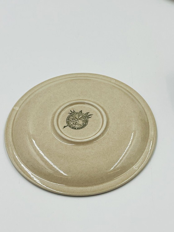 Set aus 4 Tassen und Untertassen von Iceland - Boch Belgien – Boch Frères, Geschirr, Ceramic (photo 12 of 13)