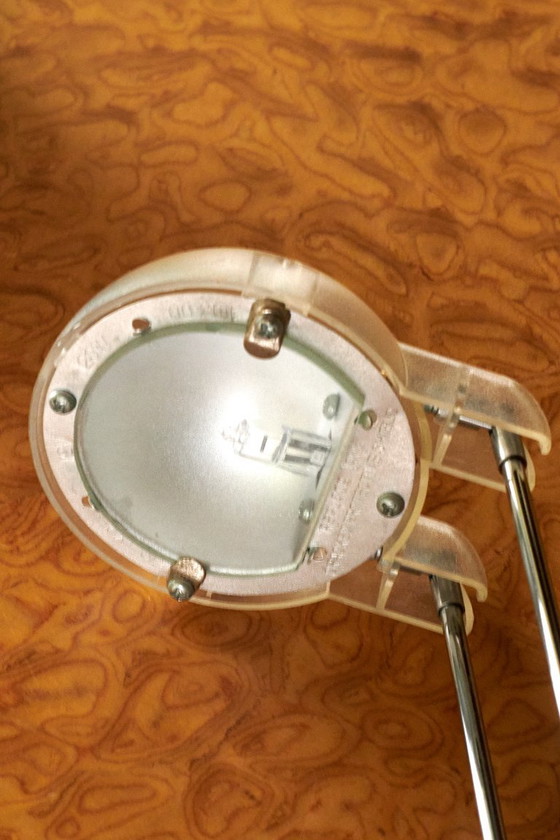 Lot de 3x Lampes Télescopiques Vintage IKEA Espressivo (années 90) – Lampes de bureau, Plastic, Chrome (photo 7 of 15)