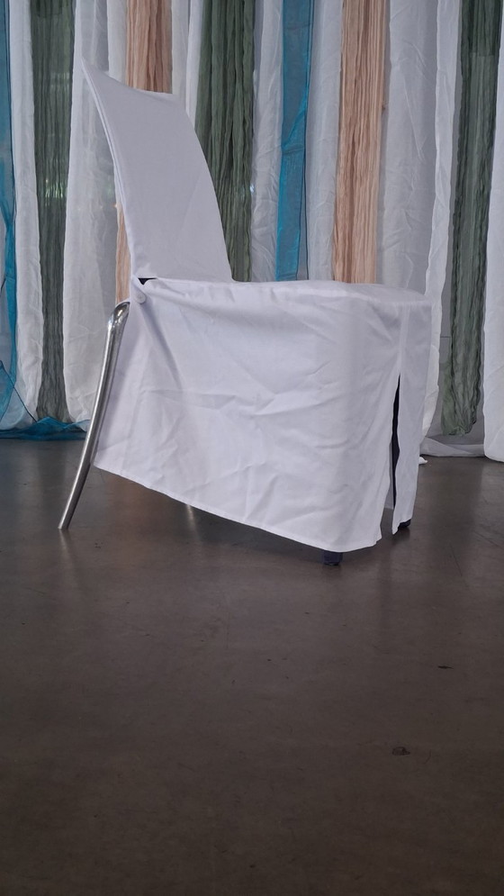 VITRA Philippe Starck Louis 20 sedia blu - 300 pezzi., Sedie da pranzo, Plastica, Metallo, Design (foto 8 di 9)