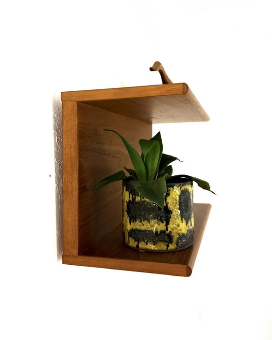 Image 1 of Mensola da parete vintage in teak anni '60