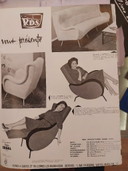 Fauteuil Calypso de Bernard Dujardin 1950