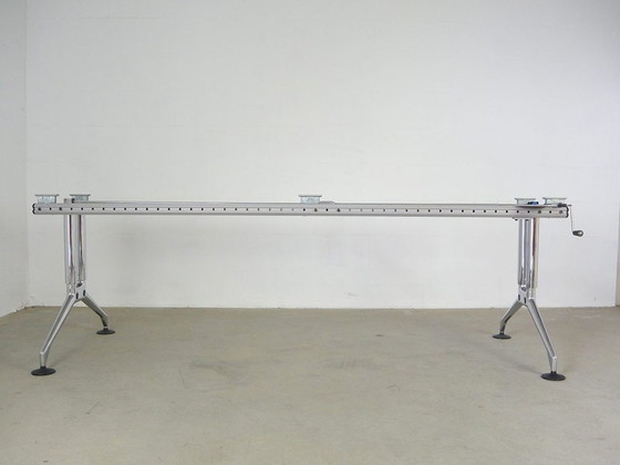 Vitra Ad Hoc desk base designed by Antonio Citterio – Dining tables, Chrome, Aluminium (photo 2 of 8)