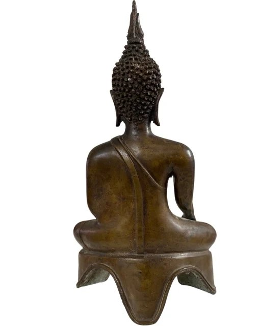 Estatua de Buda en bronce – Tailandia – Bhumisparsha Mudra – LOT 186 – Esculturas, Bronze (photo 5 of 8)