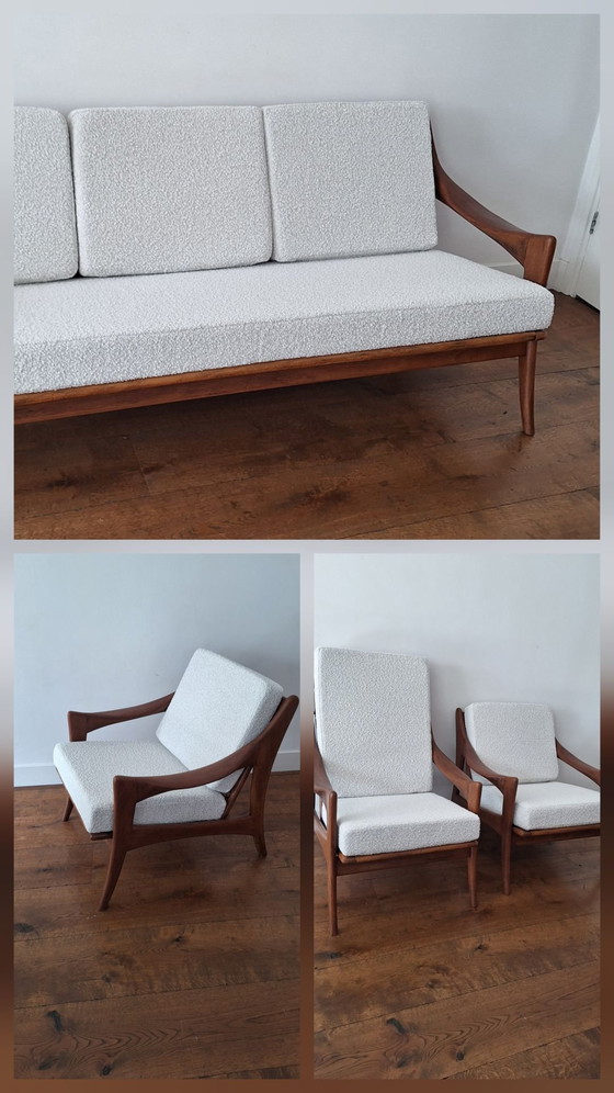Mobili design Mid-century De Ster Gelderland anni '60 – Poltrone, Legno (photo 2 of 15)