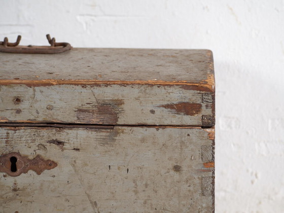Kleine antike graue Truhe (ca. 1900) #69 – Kommoden, Rustic (photo 33 of 40)