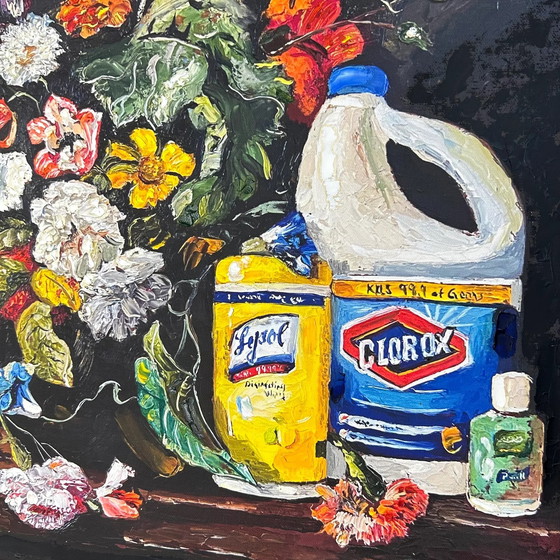 Image 1 of Dave Pollot - 'Dry Run' - Pintura al óleo en seco sobre impresión limitada (1/5)