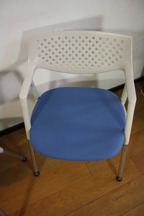Image 1 of Two Vitra Quattro chairs
