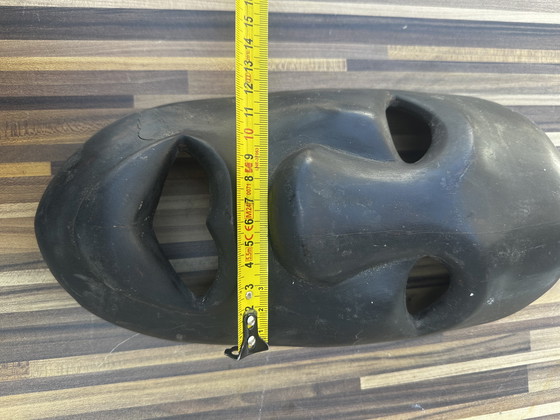 Image 1 of Masque Africain en bois sculpté - XX e siècle 