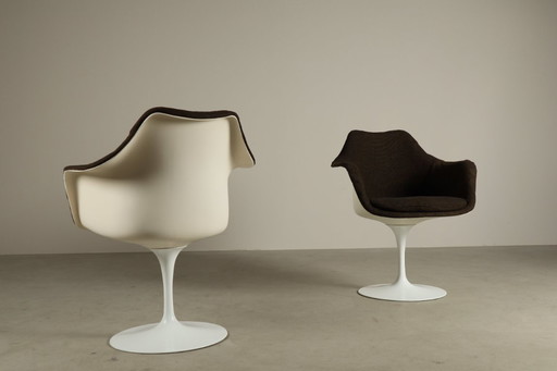 Ein Paar originaler Tulip-Sessel von Eero Saarinen für Knoll International, 1960er Jahre