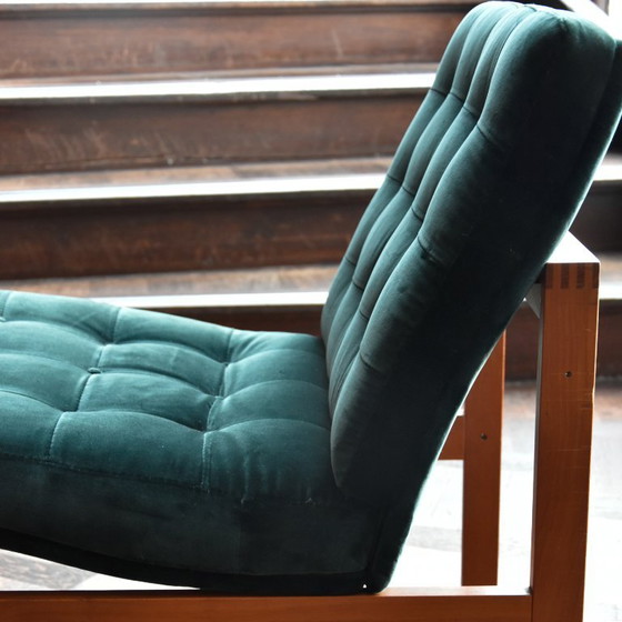 Teak Easy Chair Ole Gjerlov Knudsen & Torben Lind – France & Søn, Fauteuils, Textile (photo 6 of 9)