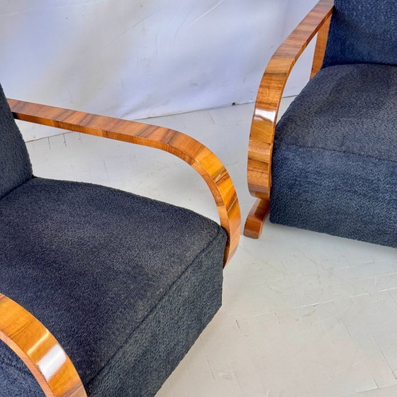 Image 1 of Paar Art-Déco-Sessel von Heal & Son, London, 1930er Jahre