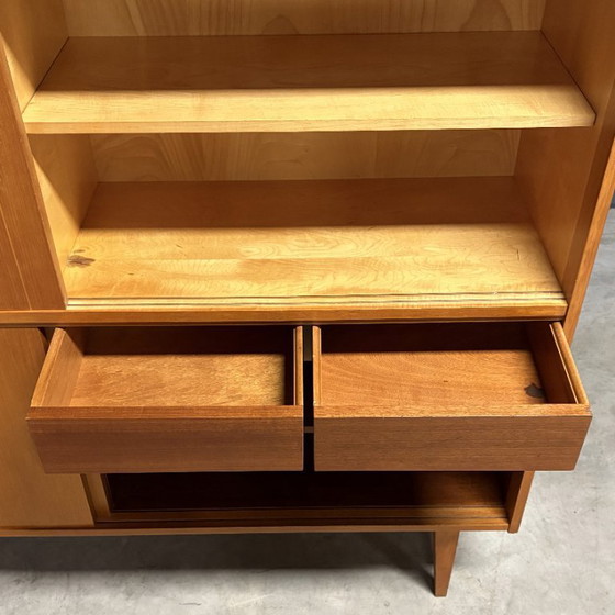 Credenza alta vintage – Bartels – anni '60 – Credenze alte, Glass, Wood (photo 11 of 17)