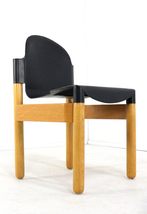4x Gerd Lange for Thonet flex 2000 chairs vintage